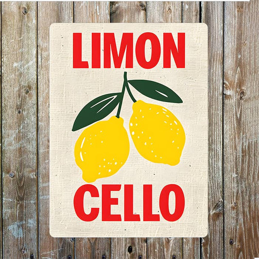 Limon cello limoncello Kitchen Metal Sign Plaque