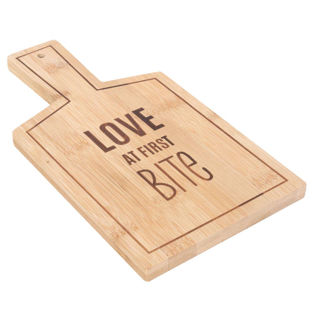 Bamboo Serving Board – “Love at first bite”