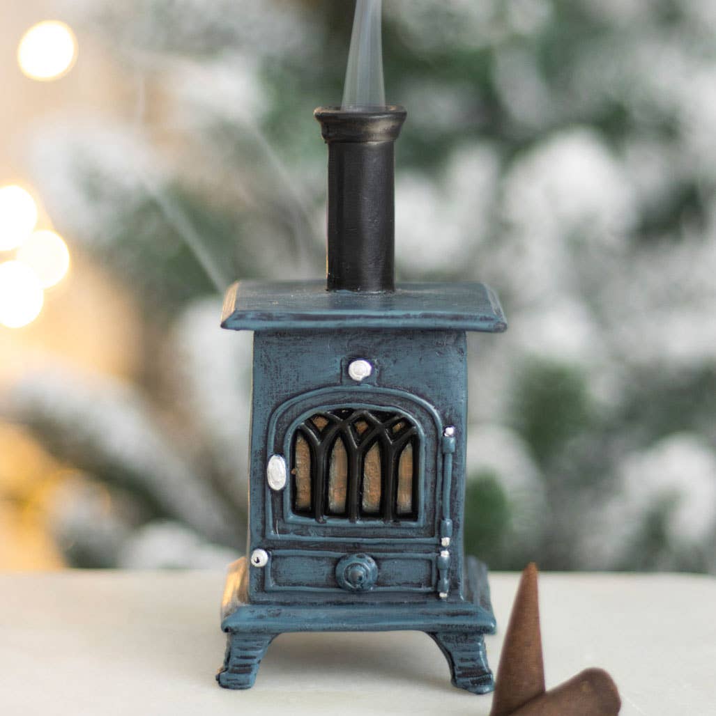 Miniature Stove Incense Cone Burner