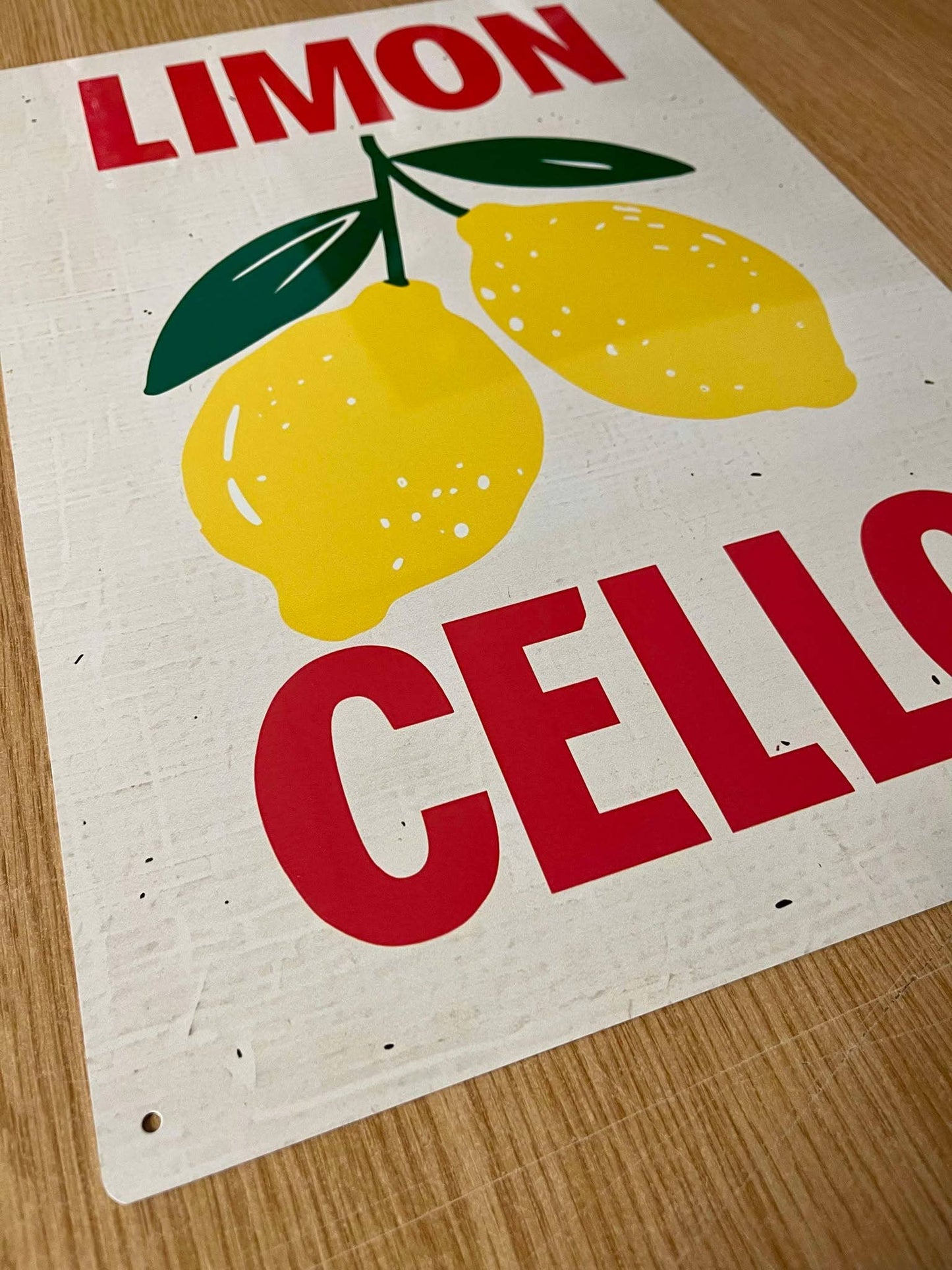 Limon cello limoncello Kitchen Metal Sign Plaque