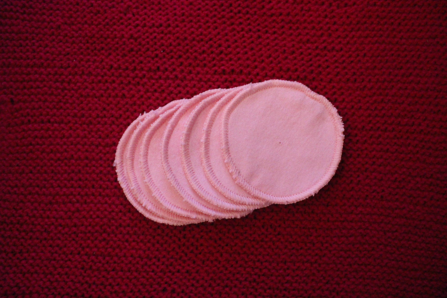Pink Reusable Cotton Face Pads | Handmade