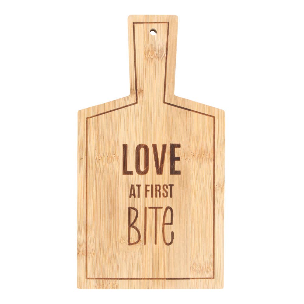 Bamboo Serving Board – “Love at first bite”