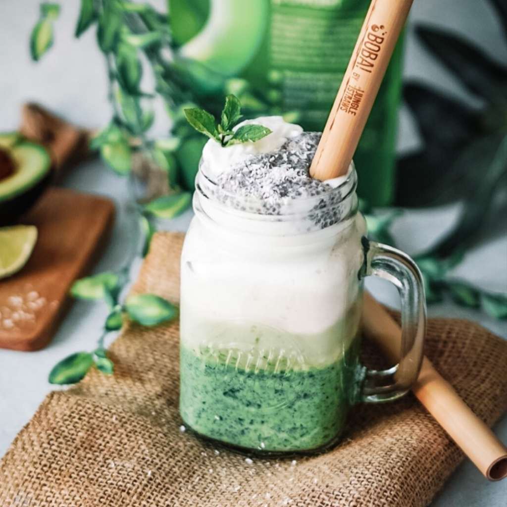 Thick Bamboo Smoothie Straws – Reusable & Eco-Friendly