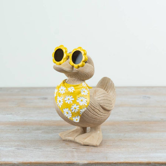 Duck With Sunglasses & Neck Scarf, 21.5cm