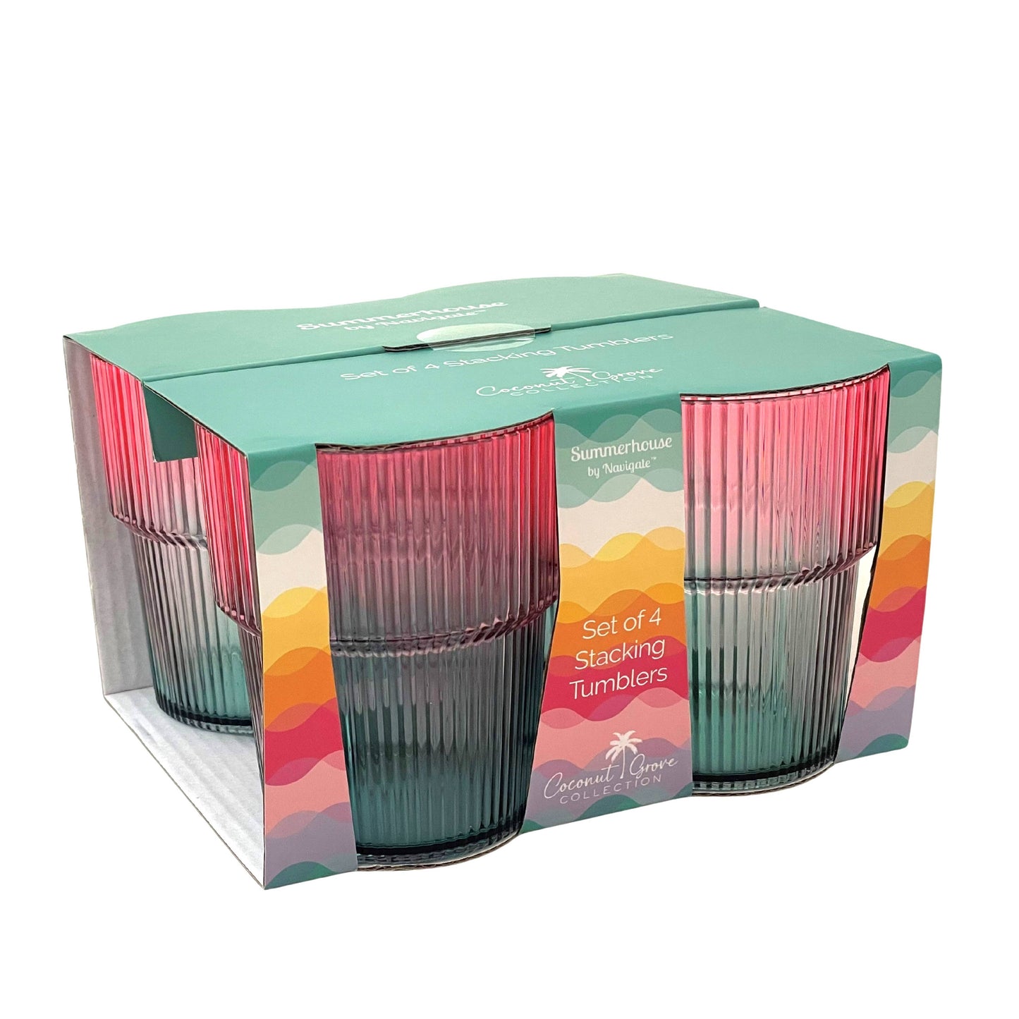 Ombre Stacking Tumblers set of 4