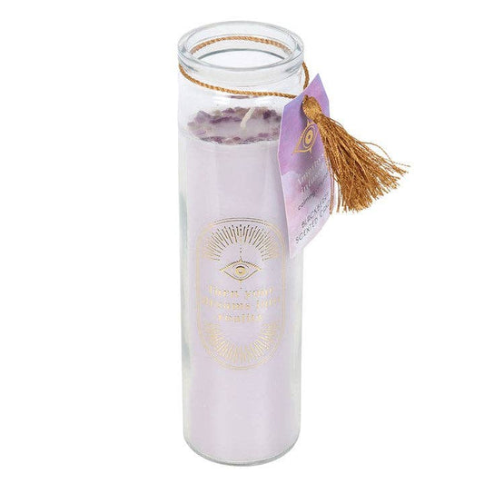 Dream Weaver” Amethyst Crystal Blackberry Candle