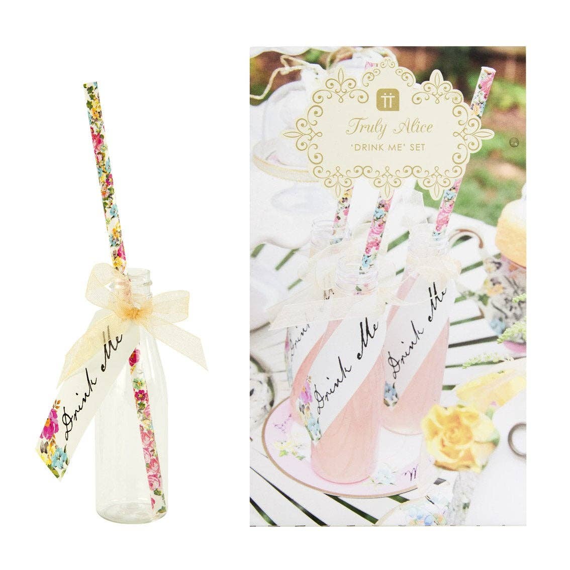 Alice in Wonderland 'Drink Me' Bottles | 6 Pack |Tea Party |